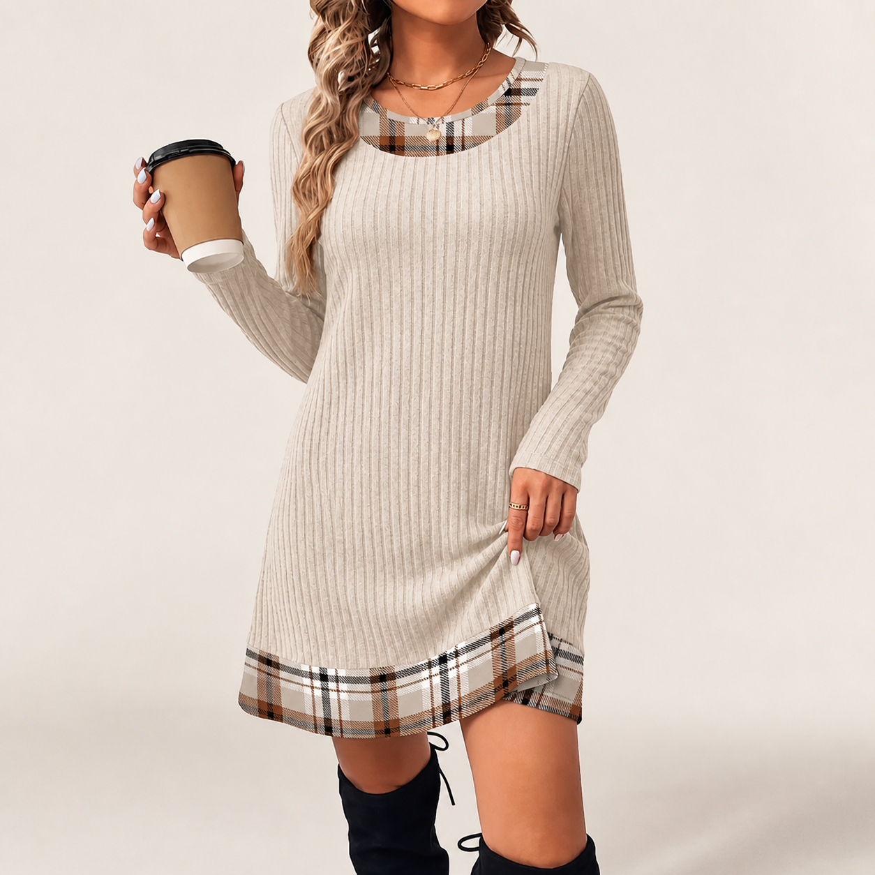 The Cozy Dress That Already Looks Styled