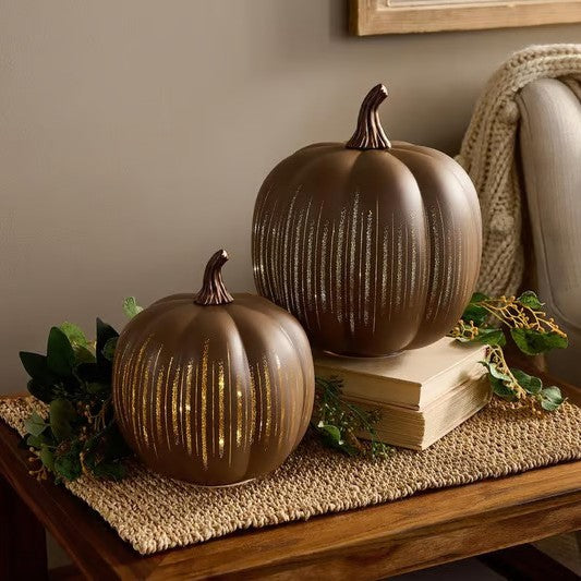 πβ¨ Illuminated Starry Night Pumpkins