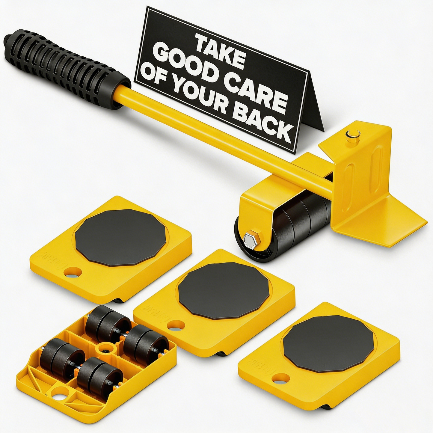 Furniture Mover with Wheels & Furniture Lifter Set,330 Lbs Capacity