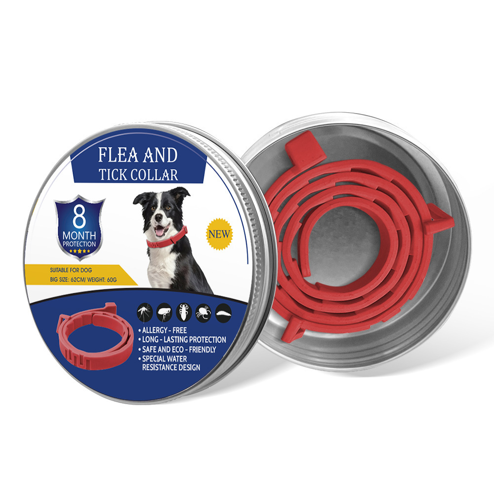 Natural plant extract pet collar – effectively repels fleas and ticks