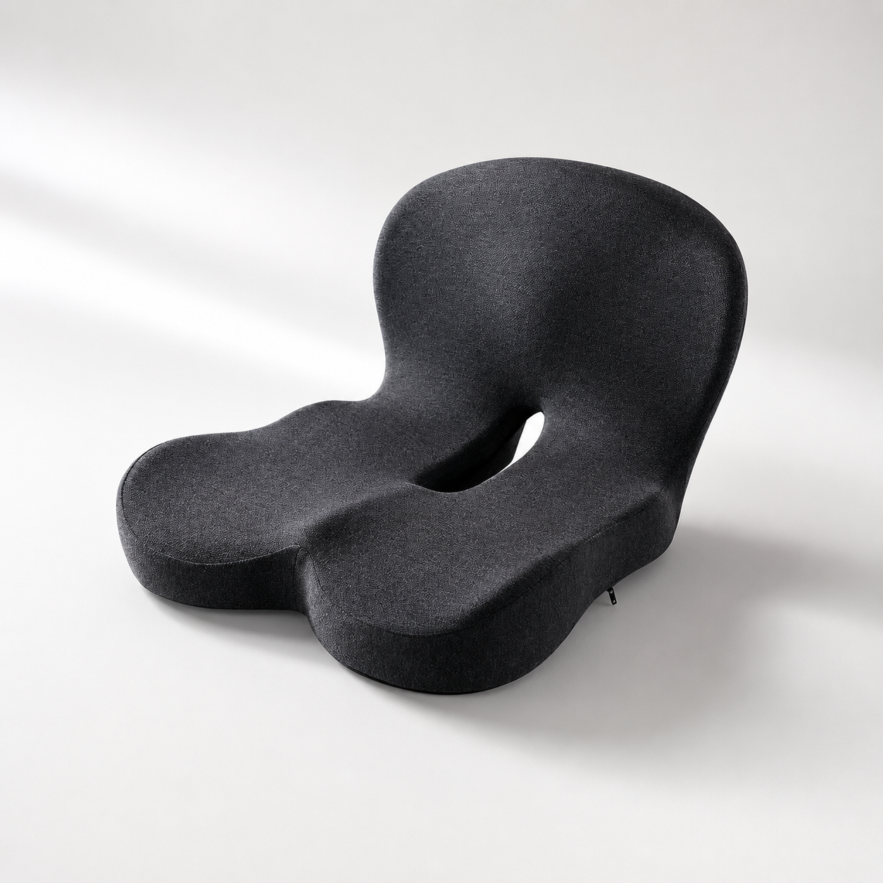 Memory Foam Seat Cushion โ Non-Slip, Deep Seat, Back Support & Removable Cover
