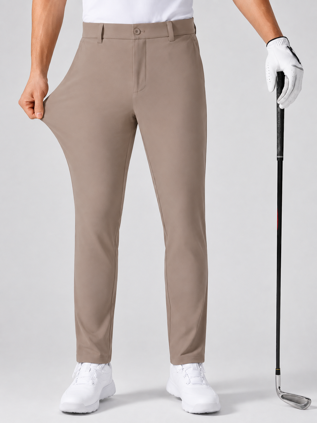 Men's Lightweight Stretch Golf & Dress Pants — All-Day Performance & Versatile Comfort