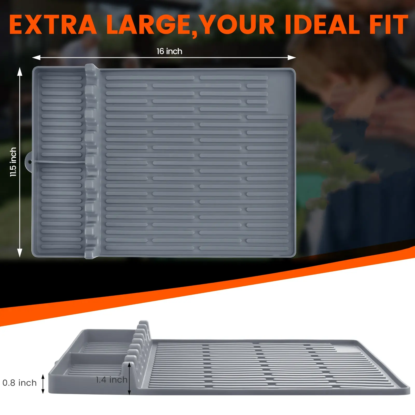 🔥Anti-slip and heat-resistant barbecue tool rack silicone pad🔥
