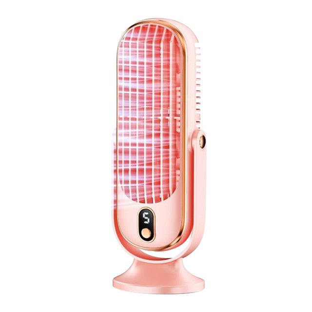 Set of 2 Portable Rechargeable 10\" Fan with 720° Oscillation & Whisper-Quiet Turbo Airflow