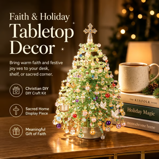 🎄DIY Beaded Christmas Tree Kit – Create Your Own Sparkling Holiday Decoration🎄