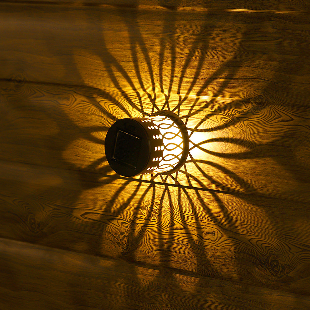 Seven-Color Changing Solar Mandala Projection Wall Light