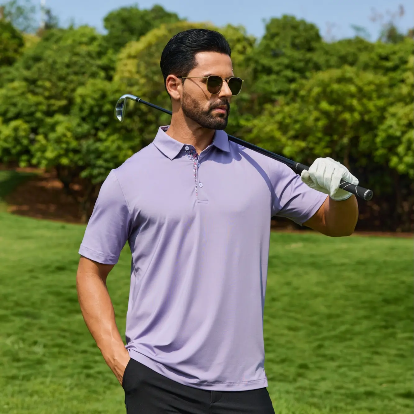 Men's Classic Cotton Polo Shirt – Casual Golf and Everyday Wear