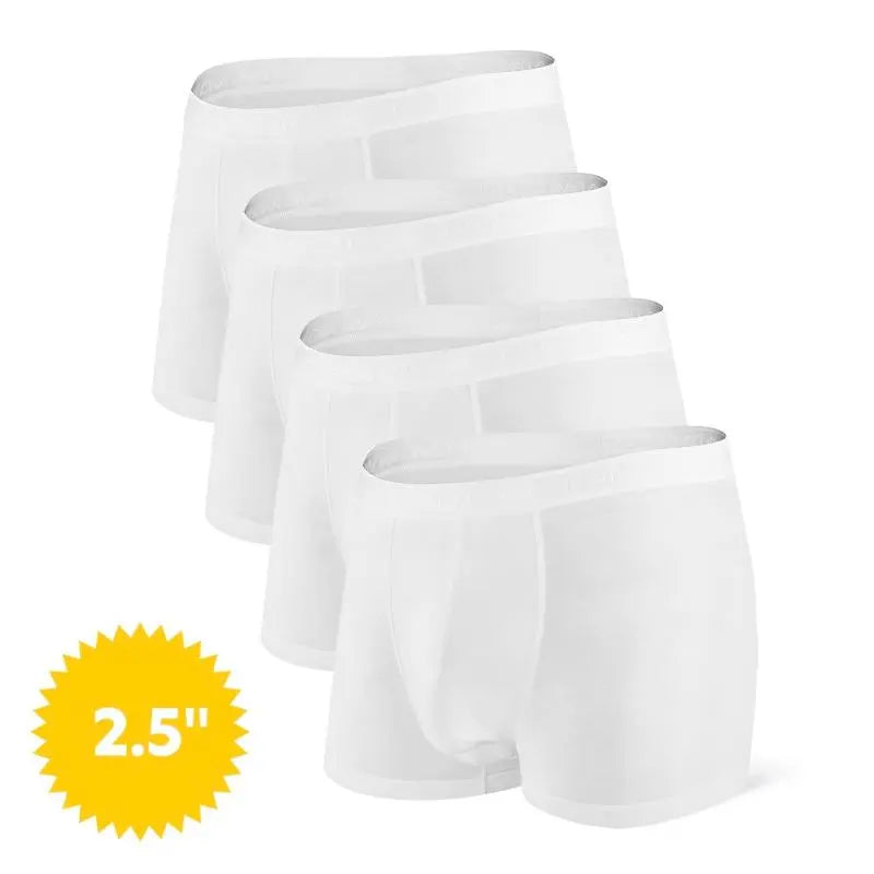 Men's Dual Pouch Micro Modal Trunks 4-Pack Basic