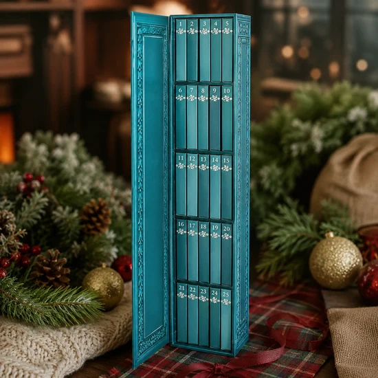 25-Day Mini Book Ornament Advent Calendar
