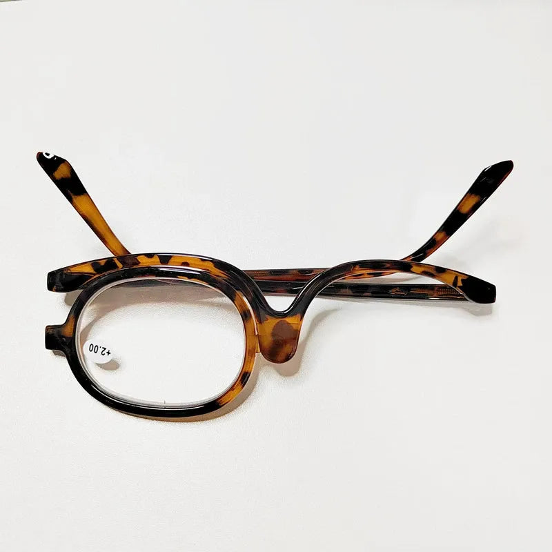 Apply Eye Makeup Clearly β Magnifying Flip Lens Makeup Glasses