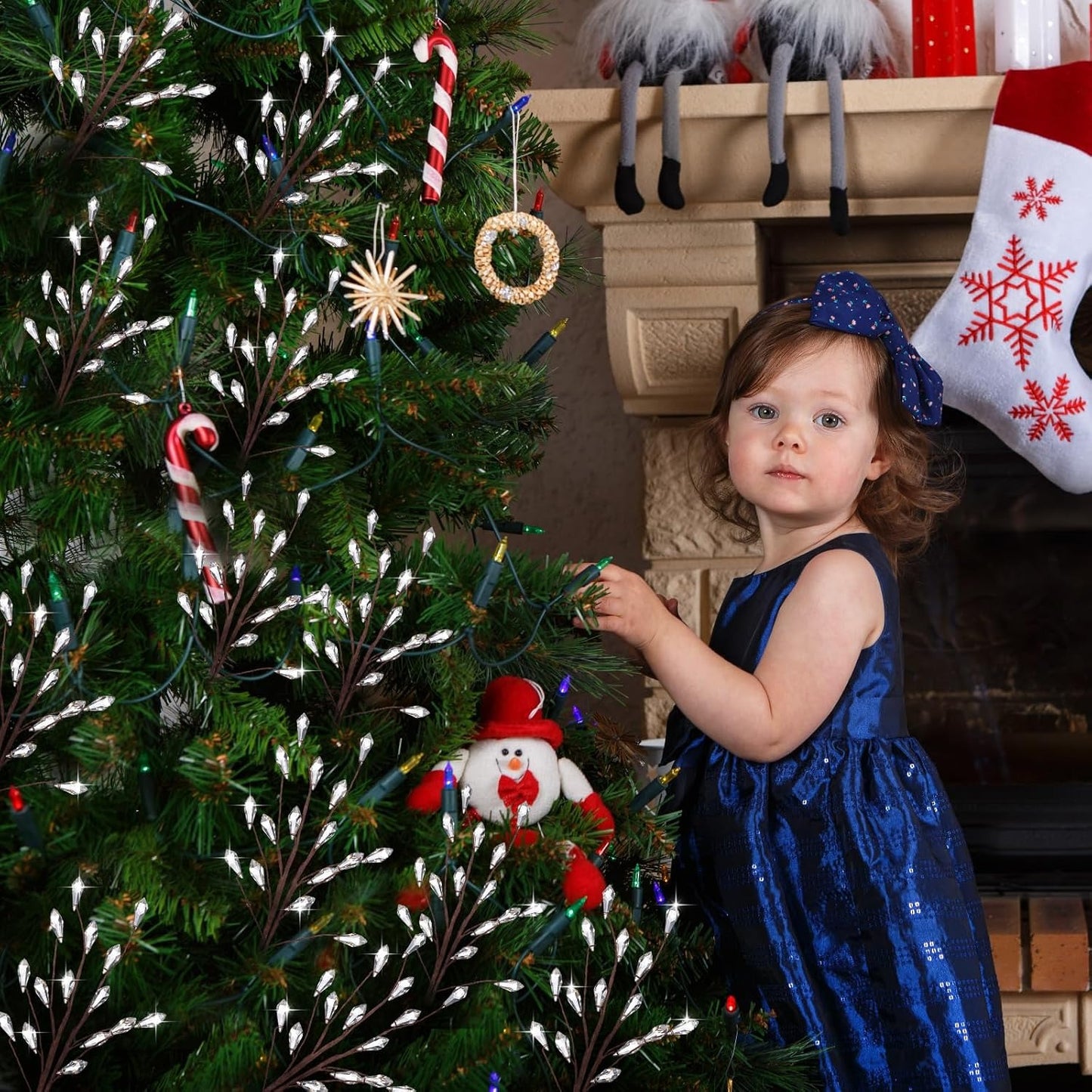 50-Piece Crystal Bead Floral Sprays Add An Icy Sparkle To Every Holiday Arrangement