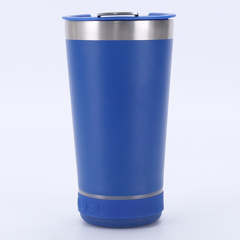 The Ultimate 2-in-1 Backyard Mug | 16 oz Insulated Tumbler & Detachable Bluetooth Speaker with Built-in Bottle Opener