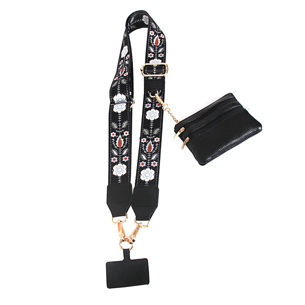 Clip and Go Strap for Phone with Wallet