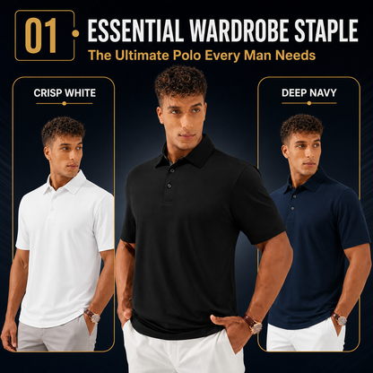Men's Everyday Modern Stretch Polo Shirt