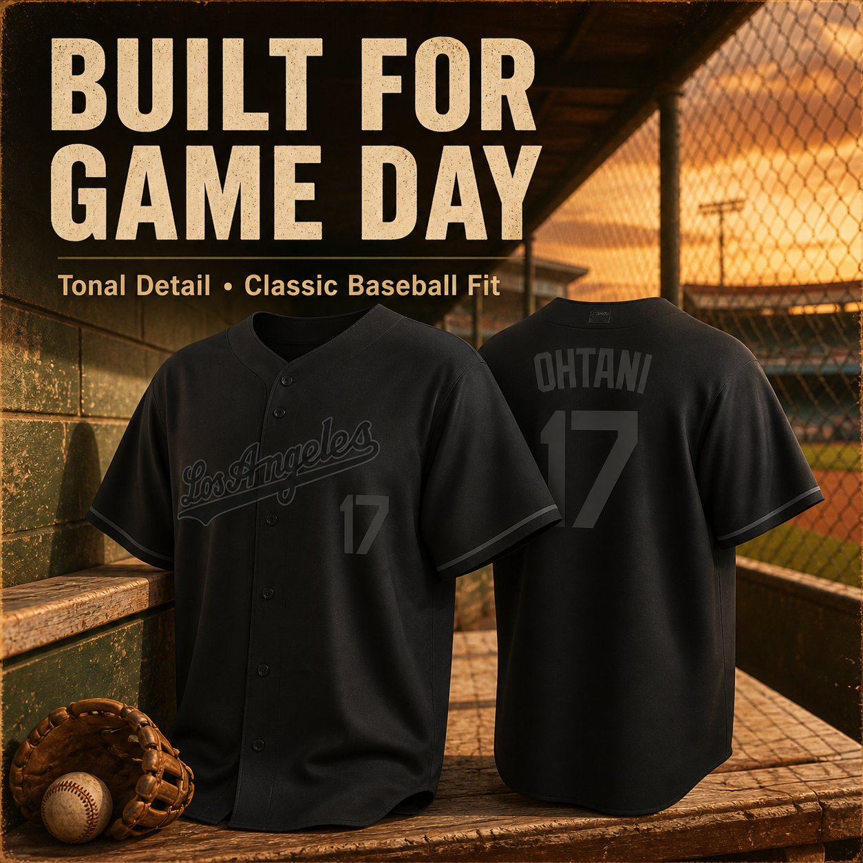Men's Los Angeles 17 Baseball Jersey From Ballpark Nights To Weekend Streets