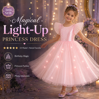 Magical Light-Up Princess Twirl Dress