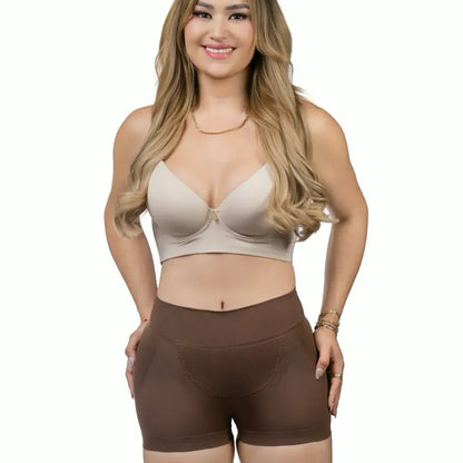 Women’s Seamless High-Waist Shaping Shorts with Butt Lift Support