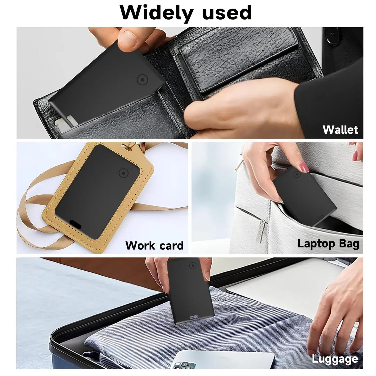 💖Hot 48% OFF🌹2026 Slim Bluetooth Tracker Card | Apple MFi Certified | Works with Find My 📱