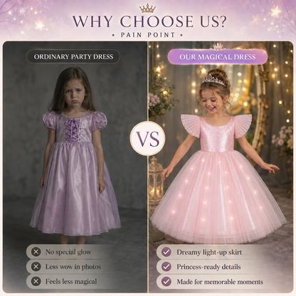 Magical Light-Up Princess Twirl Dress