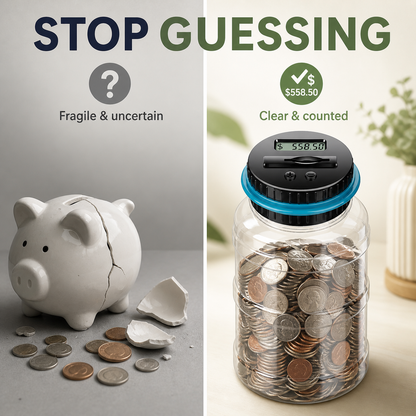 Digital Counting Coin Savings Bank