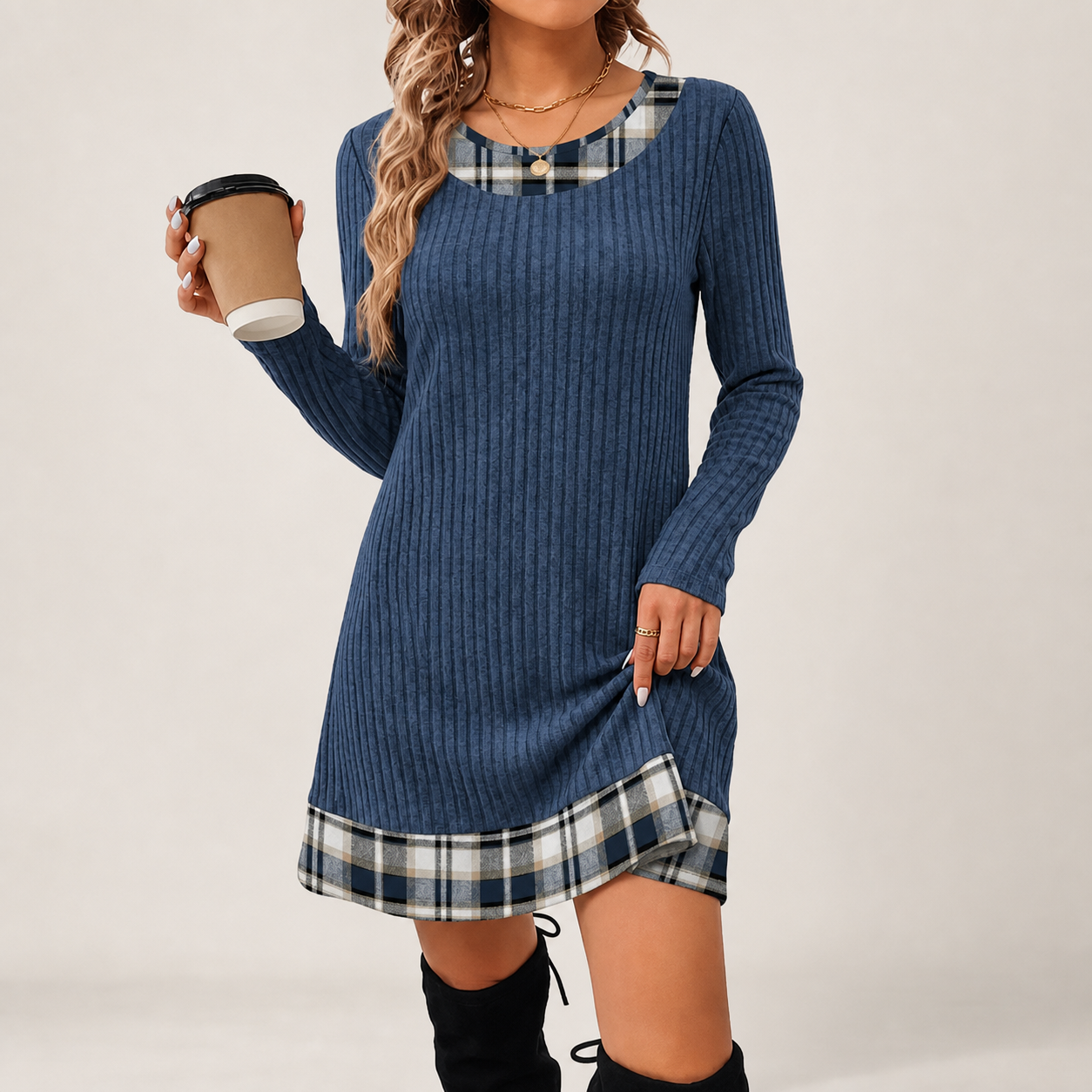 The Cozy Dress That Already Looks Styled