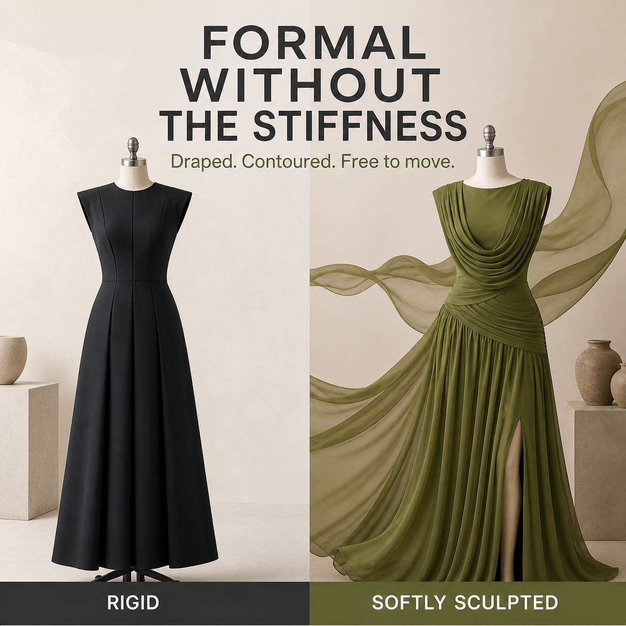 Draped Backless Ruched Maxi Dress Effortless Elegance From Every Angle