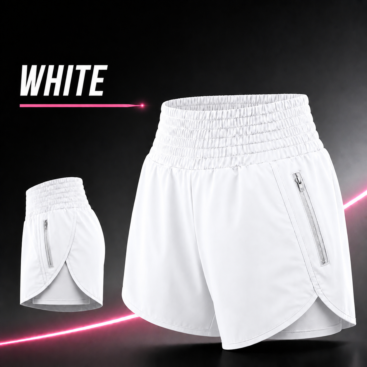 Women's 2.5" Inseam High Waisted Athletic Shorts