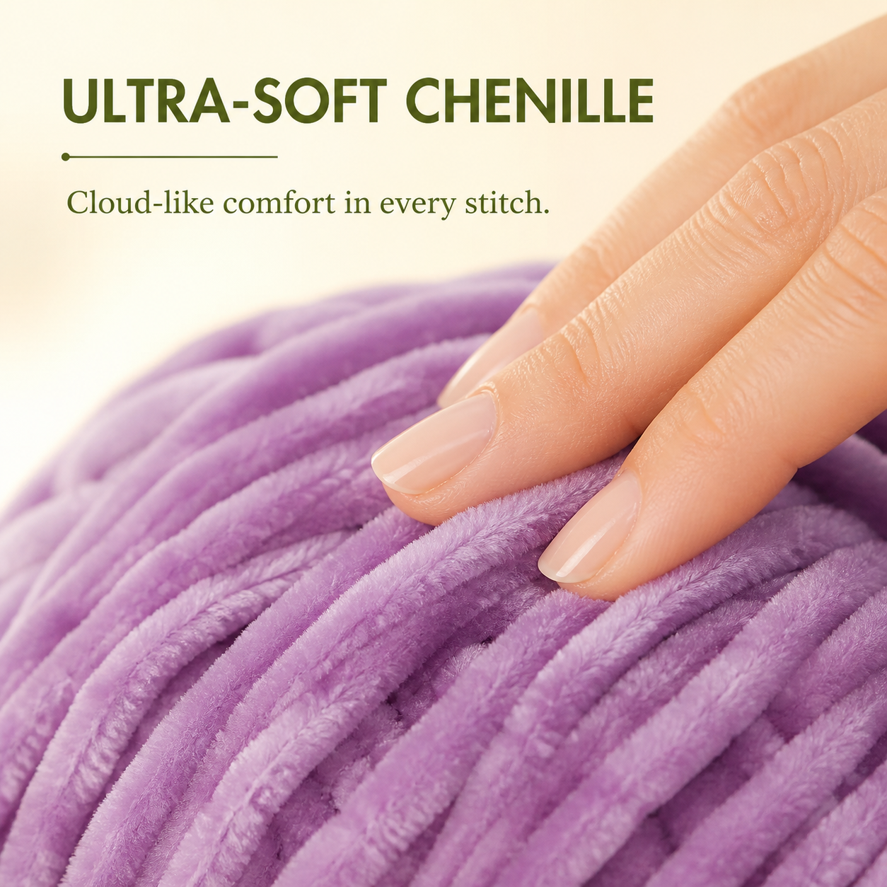 Chunky Chenille Velvet Yarn for DIY Crochet &amp; Knitting