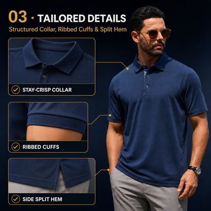 Men's Everyday Modern Stretch Polo Shirt