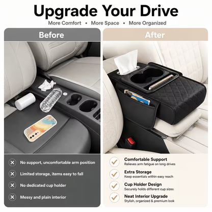 🚗Multifunctional 4-in-1 Car Armrest Storage Mat🚗