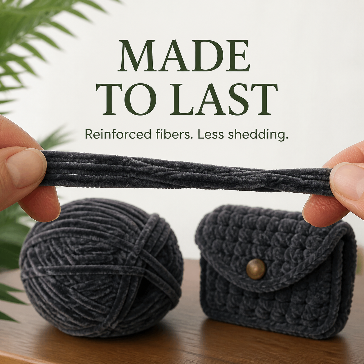 Chunky Chenille Velvet Yarn for DIY Crochet &amp; Knitting