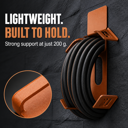 Heavy-Duty Detachable Garden Hose Holder &amp; Storage Rack