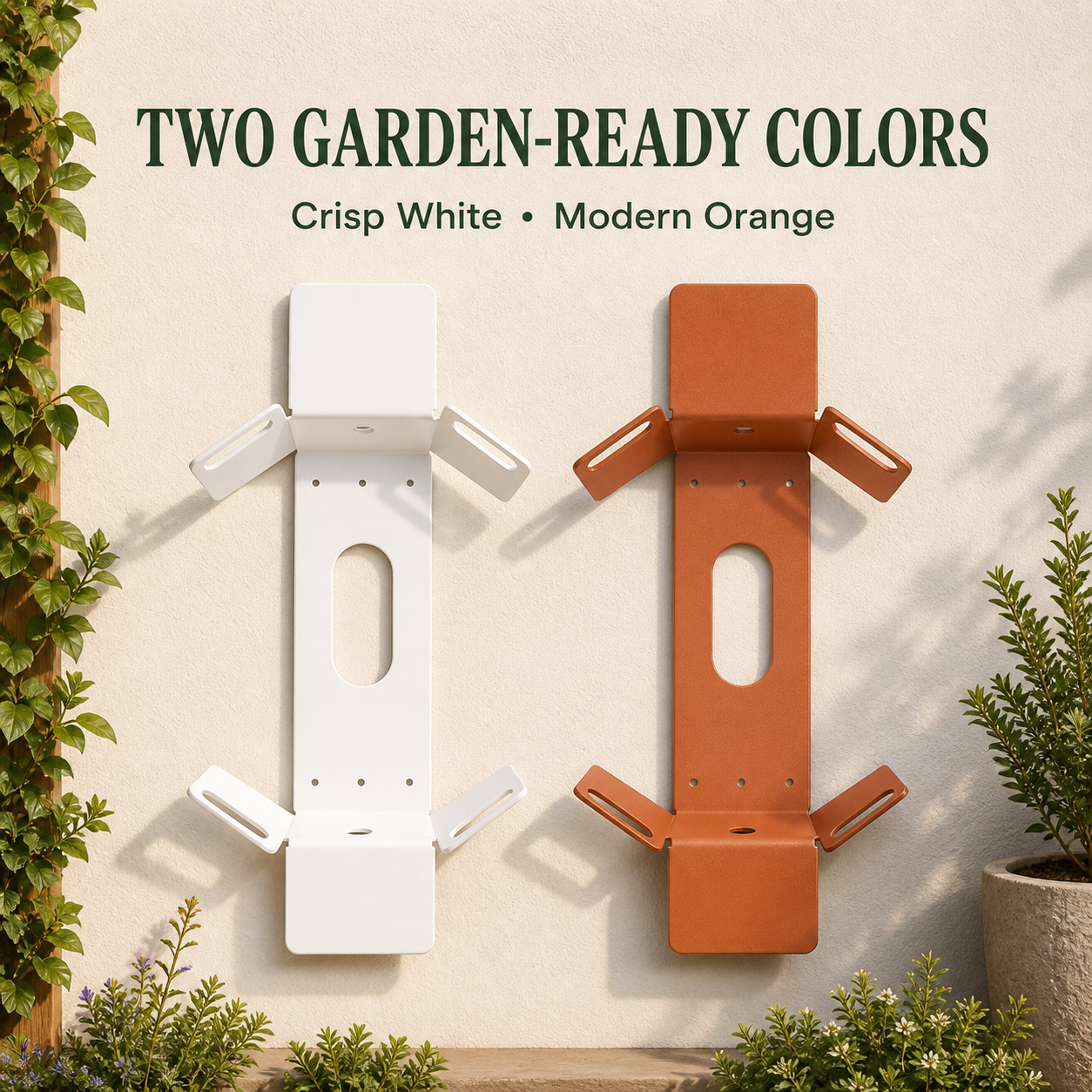 Heavy-Duty Detachable Garden Hose Holder &amp; Storage Rack