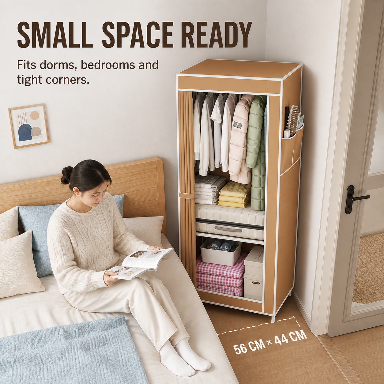 Compact Portable Closet Organizer