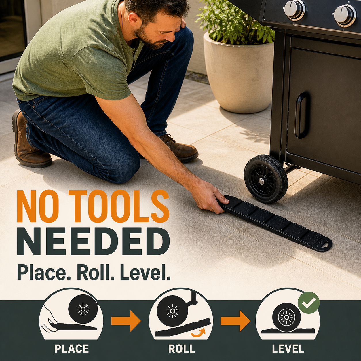 Stop the Wobble—Level Any Grill in Seconds, Tool-Free