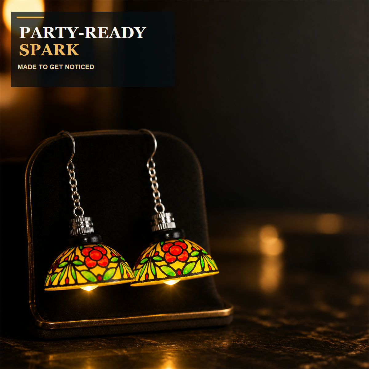 Tiny Glowing Lampshade Earrings That Turn Heads Everywhere