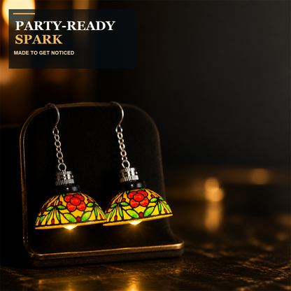 Tiny Glowing Lampshade Earrings That Turn Heads Everywhere