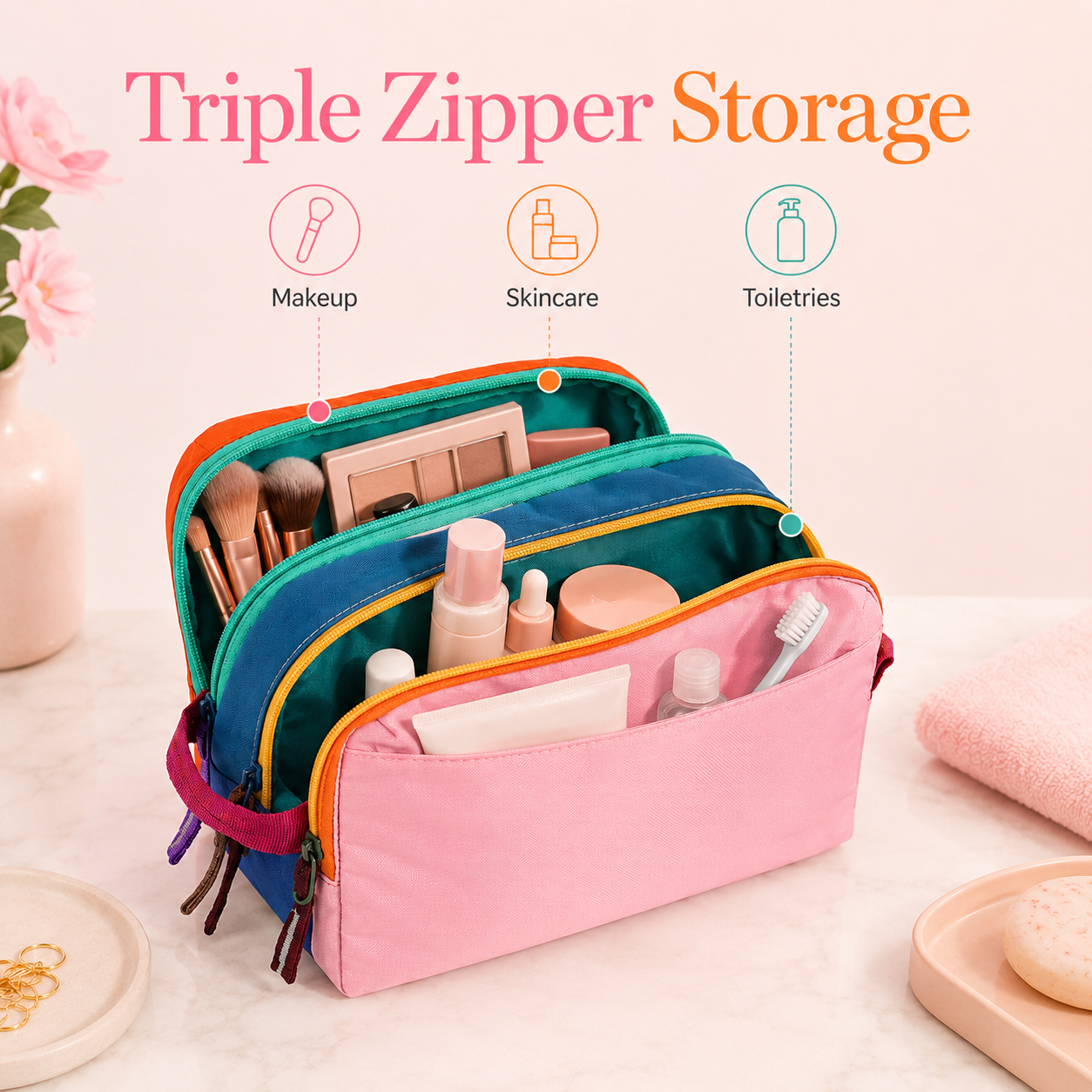 Multi-Use Large Capacity Travel Organizer Bag