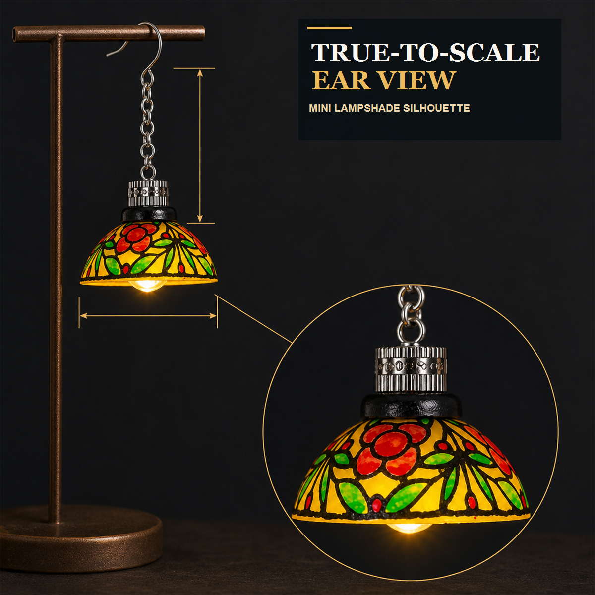 Tiny Glowing Lampshade Earrings That Turn Heads Everywhere