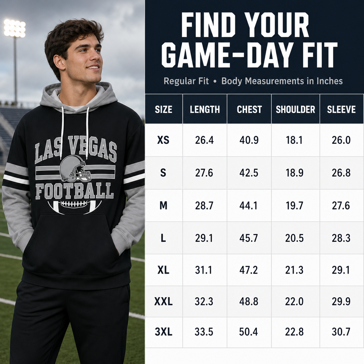 Retro Football Helmet Graphic Hoodie Varsity Style From Every Angle