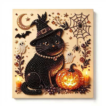 Halloween Pearl Art DIY Kit – Turn Tiny Pearls into Spooky