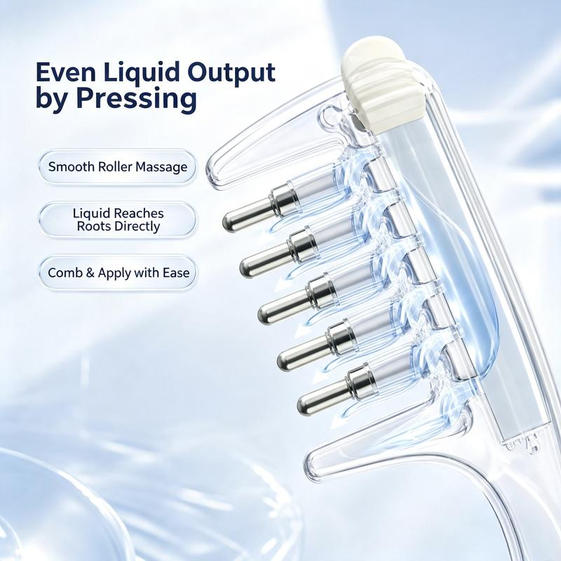 Scalp oil massage comb – targeted hair root care and massage