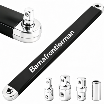 Universal Offset Extension Wrench Set – 1/2", 1/4" & 3/8" Drive Adapters