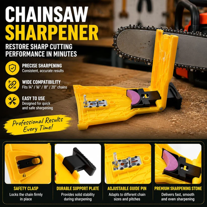 🔥Limited Time 50%🔥OffPortable Teeth Chainsaw Sharpener