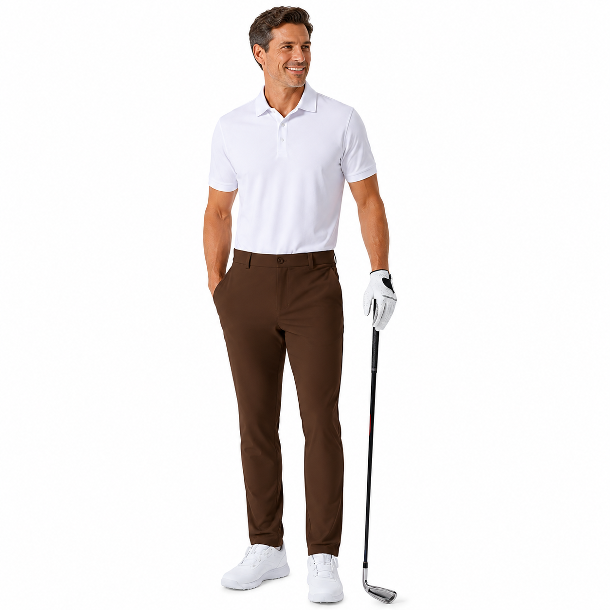 Men's Lightweight Stretch Golf Pants – Quick-drying and Breathable