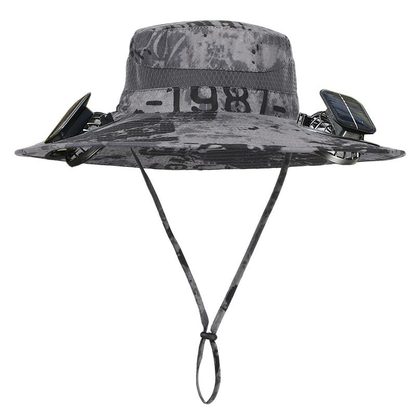 ☀️UPF 50+ Dual Solar Fan Wide Brim Cooling Hat☀️