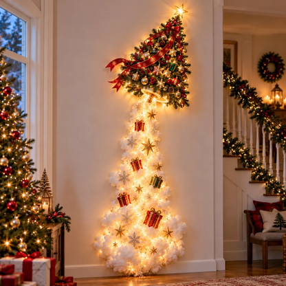 3D Glowing Christmas Wall Decorations - Christmas Magic on the Wall