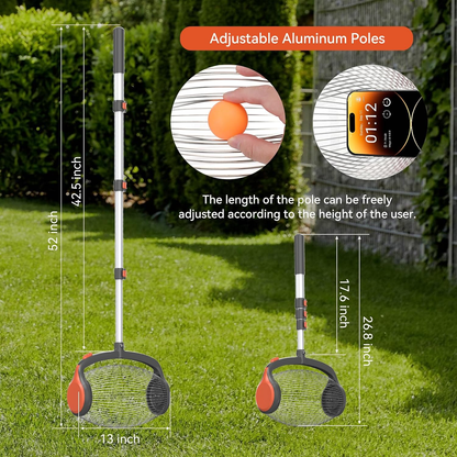 Acorn Picker Upper Roller（Suitable for 1" - 2.4" Walnuts,Hickory,Chestnuts,Pecan,Pinecone,Golf Ball）