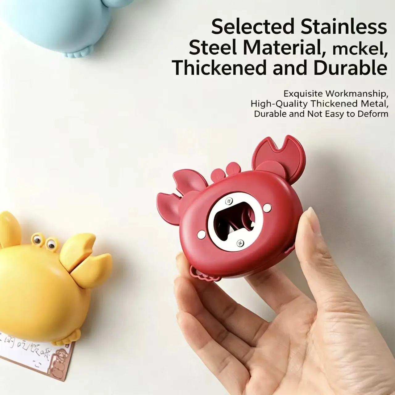 3-in-1 Magnetic Crab Bottle Opener & Cutter