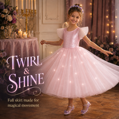 Magical Light-Up Princess Twirl Dress